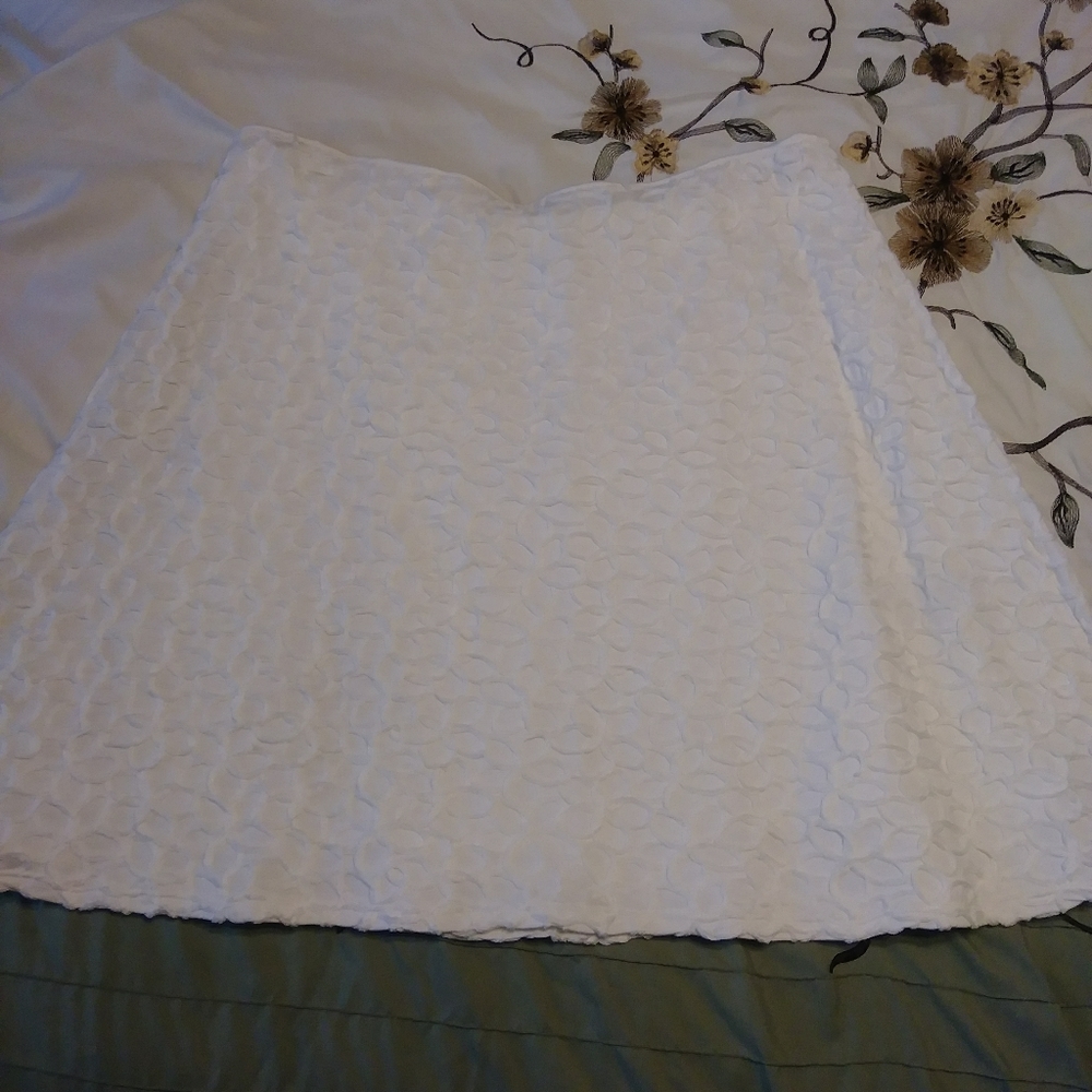 White skirt